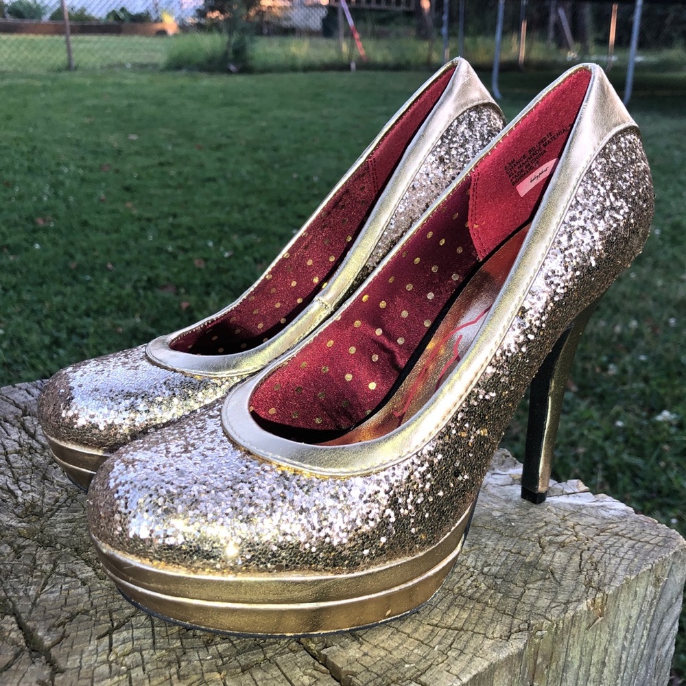 COPY - COPY - sale‼️‼️BABY PHAT GOLD PUMP SHOES